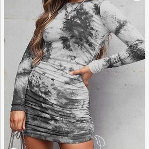 Runched Bodycon Dress:S